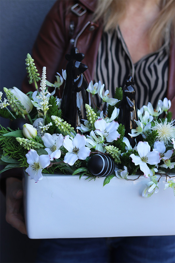 Czar Kur, stroik wielkanocny z kurami