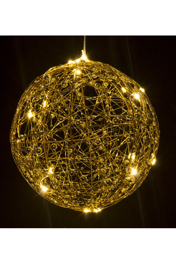 Glimmeria Gold A, kula dekoracyjna LED