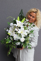 Angelo Premium 3, bukiet nagrobny do flakonu