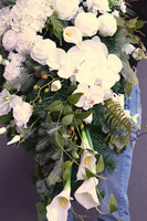 Biała Dolina, wiązanka nagrobna, wym.100cm