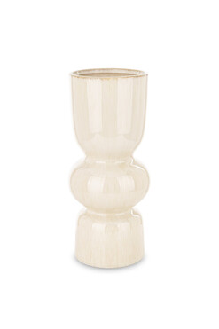 Athena D, ceramiczny wazon biały, wys.36cm