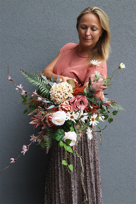 Angelo Garden Benicio, bukiet nagrobny we wkładzie, wys.73cm