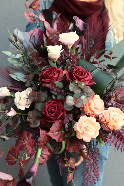 Benjamin, bukiet nagrobny we wkładzie