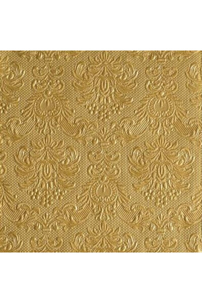 Gold, serwetki papierowe złote, 33x33cm, 20szt