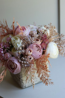 Boho Love, kompozycja kwiatowa w naczyniu