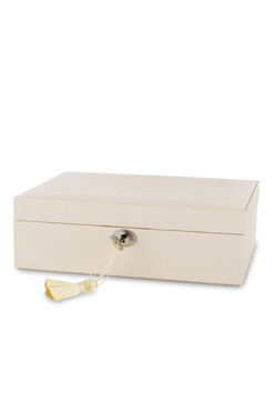 Audrey D, szkatułka na biżuterię z zamknięciem na klucz, wym.8.5x27x19cm