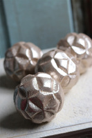 Champagne, bombki choinkowe, szampańskie złoto, śr.8cm, kpl.4szt