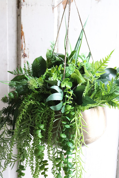 Higero Gold 2, zielona kompozycja wisząca, wym.39x42cm