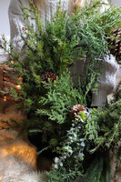 Zielony Las, zimowy wianek na drzwi