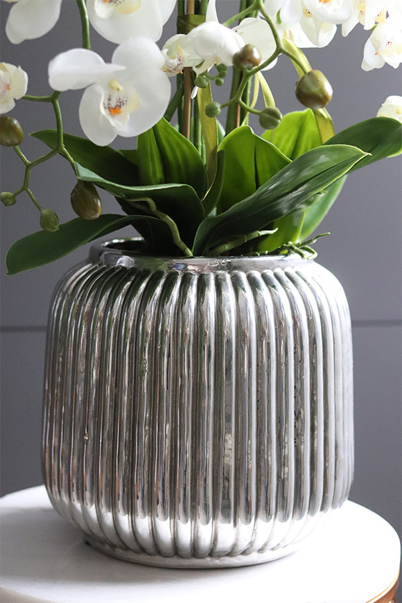 Hilton Silver, wysokiej jakości sztuczny storczyk