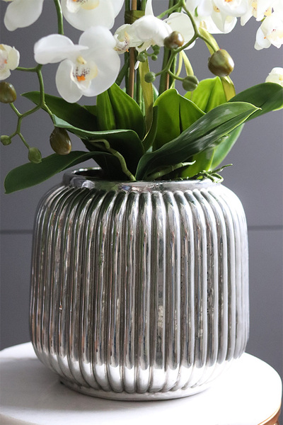 Hilton Silver, wysokiej jakości sztuczny storczyk