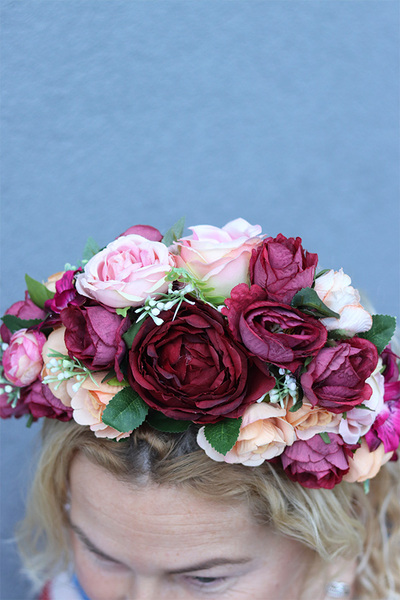 Frida, bogaty wianek na głowę, rozmiar uniwersalny