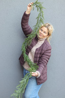 Winter Green, realistyczna iglasta girlanda zimowa