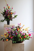  Veronia, kompozycja nagrobna w misie & bukiey, wym.48x85x50cm/58cm