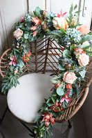 girlanda kwiatowa boho