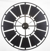 duży metalowy zegar ścienny, Londoner, śr.60cm