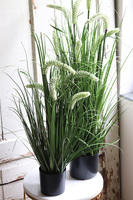 Letnia Pola, elegancka sztuczna kwitnąca trawa, wys.70cm 