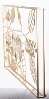 Forest A, złoty decor / dekoracja ścienna, wym.95x57cm 