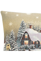 Zimowa Chatka, poszewka gobelinowa dwustronna