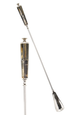 Sussex, elegancka łyżka do butów, metalowa, dł.61cm