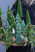 Leśne Zwierzęta, świąteczny stroik na stół