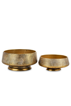 Michigan, złota metalowa osłonka, kpl.2szt, śr.36/31cm