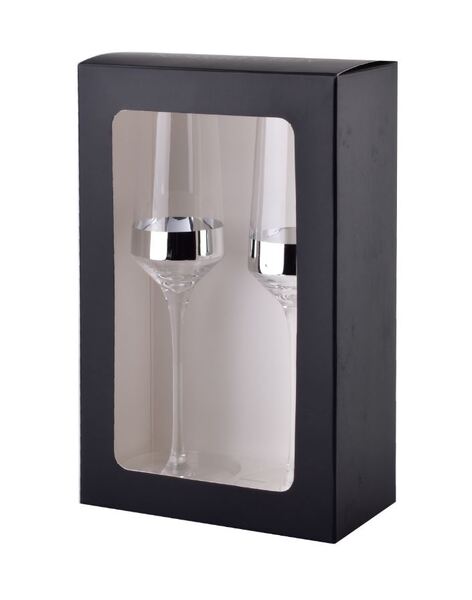 Novelty Silver, kieliszek do szampana, kpl.2szt, poj.220ml