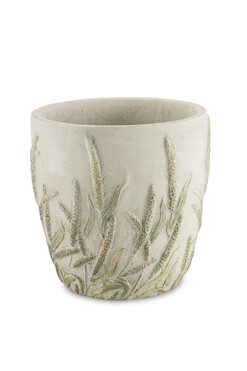 Zboże A, ceramiczna osłonka na kwiaty, wym.17x16.5cm