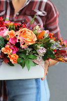 Jesień w Twoich progach, elegancka kompozycja na stół / komodę