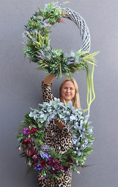 Tytania, wianek na drzwi