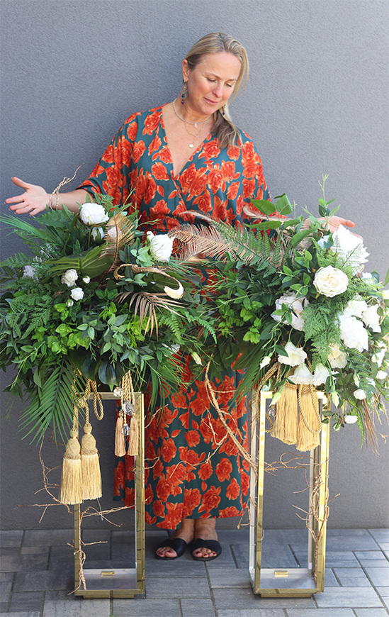 Złoty Dekor, przyjęciowa dekoracja na stojaku