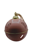 Motyle, metalowy dzwonek, różowy, maxi, wym.50x40x40cm