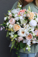  Ballerina, welurowy flowerbox z kwiatami