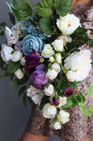 Luksuria Heart Violet, bukiet nagrobny we wkładzie