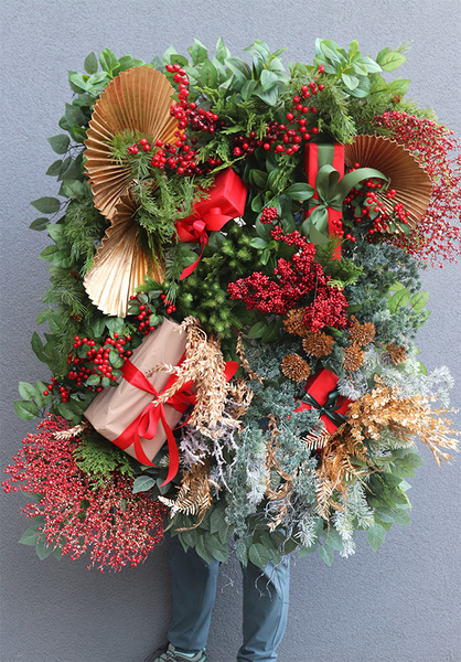 Xmas Gabinetto, dekoracyjny panel świąteczny