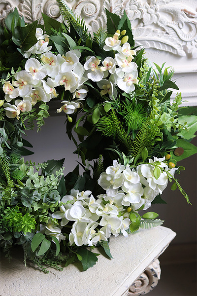 Hetra, ozdobny wianek na drzwi