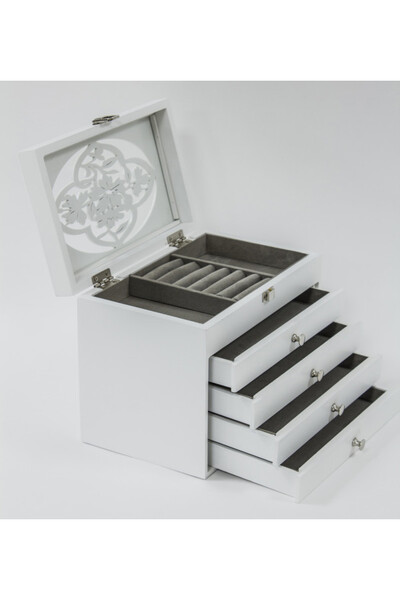 Astoria Flowers, szkatułka na biżuterię z 4 szufladami