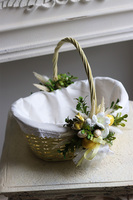 Tradycja, dwustronnie dekorowany koszyczek wielkanocny