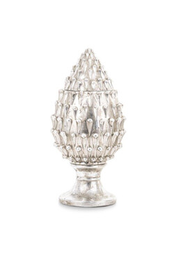 Karczoch Destina C, srebrna amfora dekoracyjna, wym.40x19.5cm