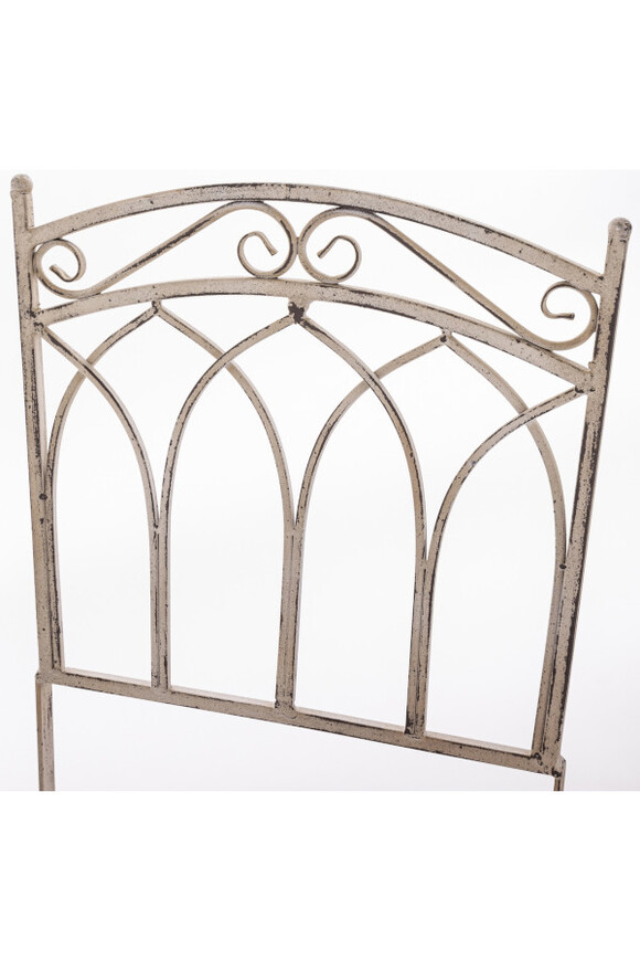 Anniston, metalowe krzesło ogrodowe