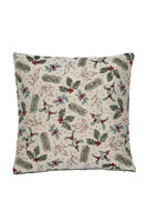 Ostrokrzew, świąteczna poszewka gobelinowa dwustronna