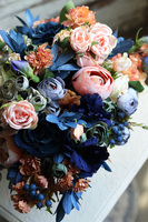 Goldeni Merrana, złoty flowerbox, wys.38cm