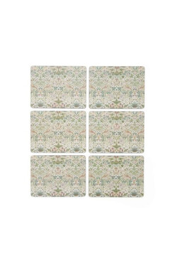 Strawberry Thief, podkładki korkowe, średnie, 6szt