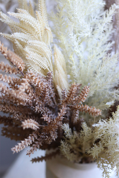 Pampas Boho, bukiet traw w wazonie