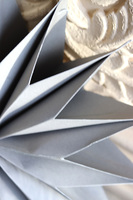 Paper Star, drewniana zawieszka świąteczna, gwiazda