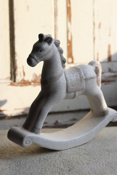 Konik na Biegunach Horsey, figurka dekoracyjn