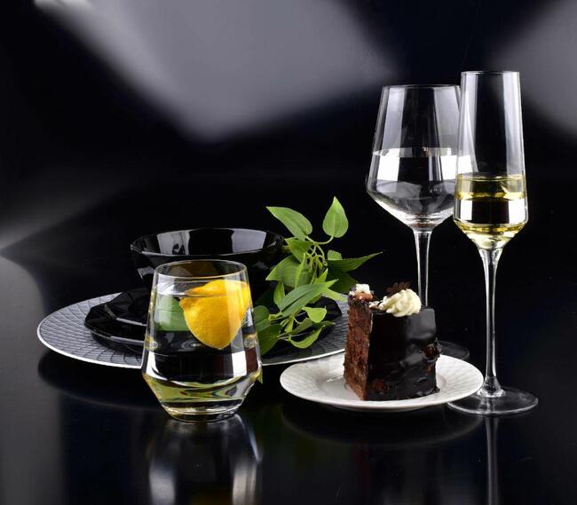 Novelty Silver, kieliszek do szampana, kpl.2szt, poj.220ml