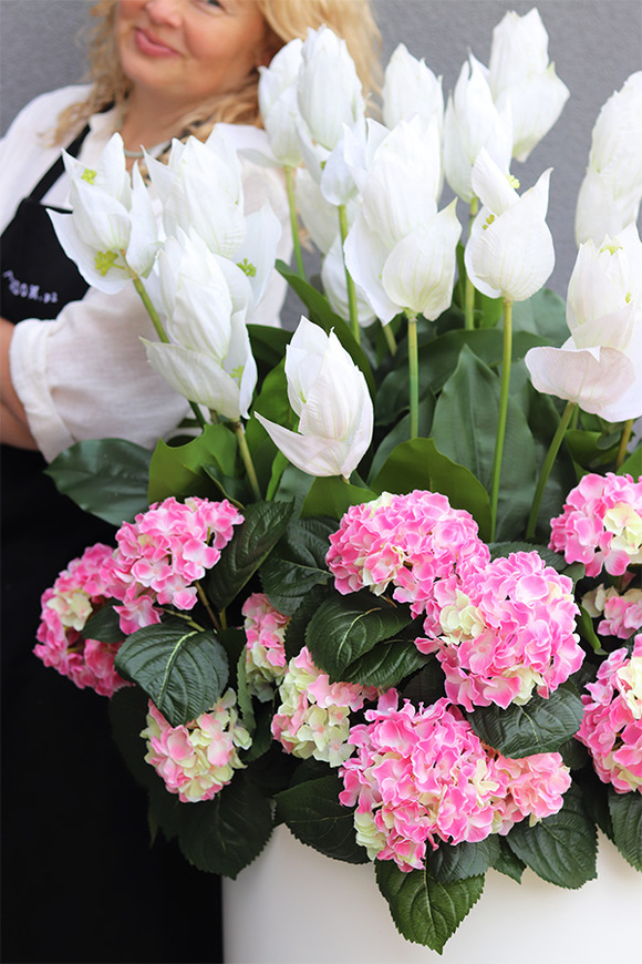 Medinilla Pink Hausete, podłogowa dekoracja kwiatowa