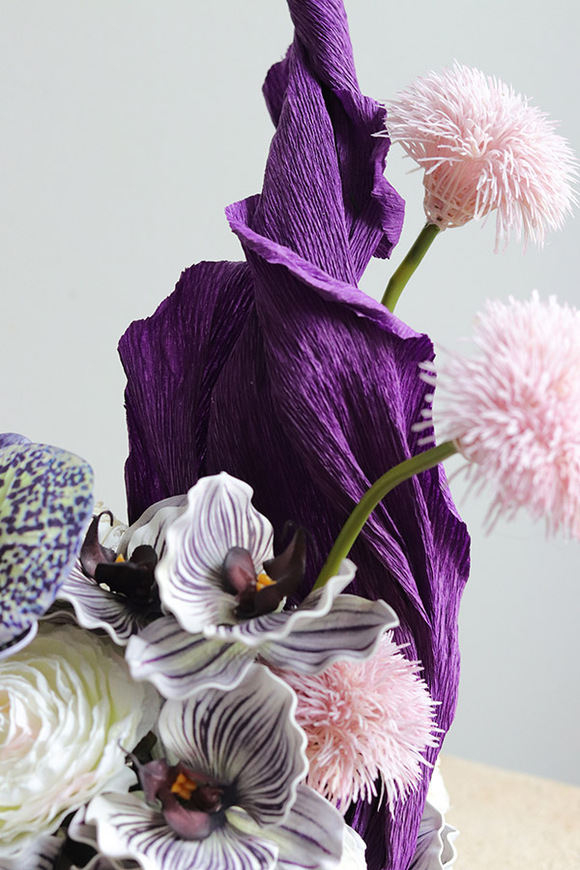 Purple Dekoris, nowoczesna kompozycja kwiatowa