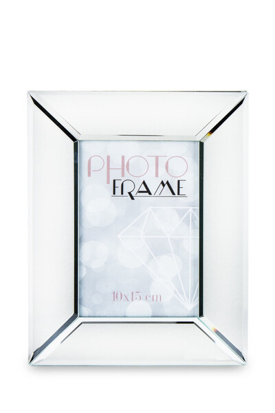 Silver Mirror, szklana ramka na zdjęcia, wym.22.5x17.5x1cm